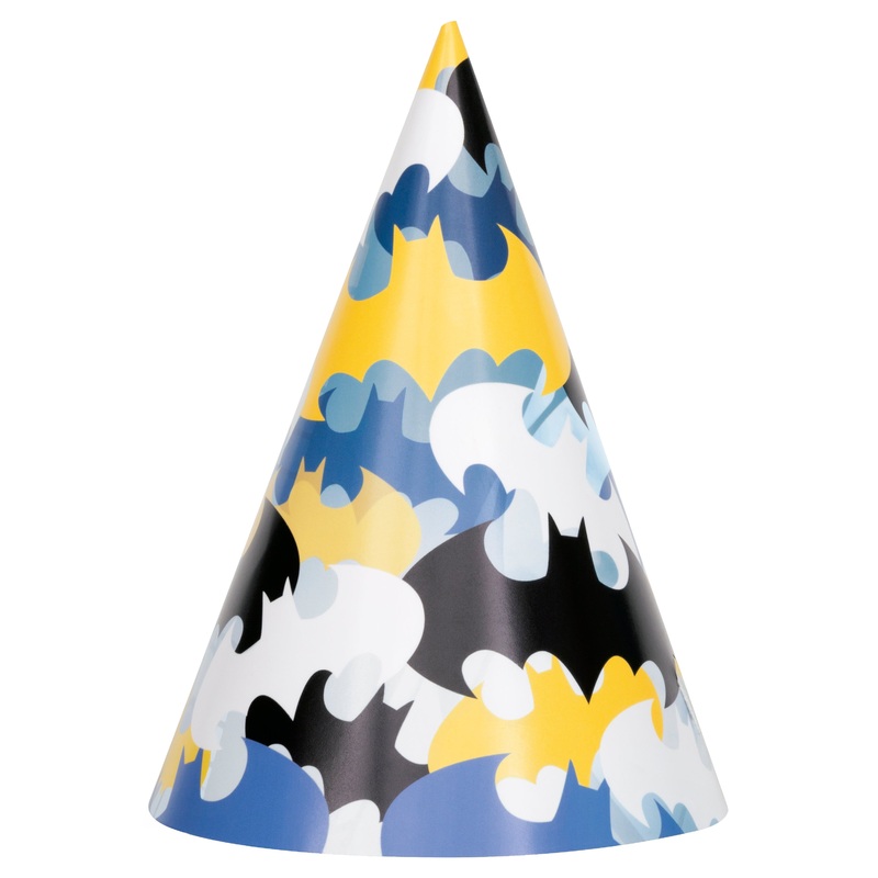 Batman Party Hats  8ct