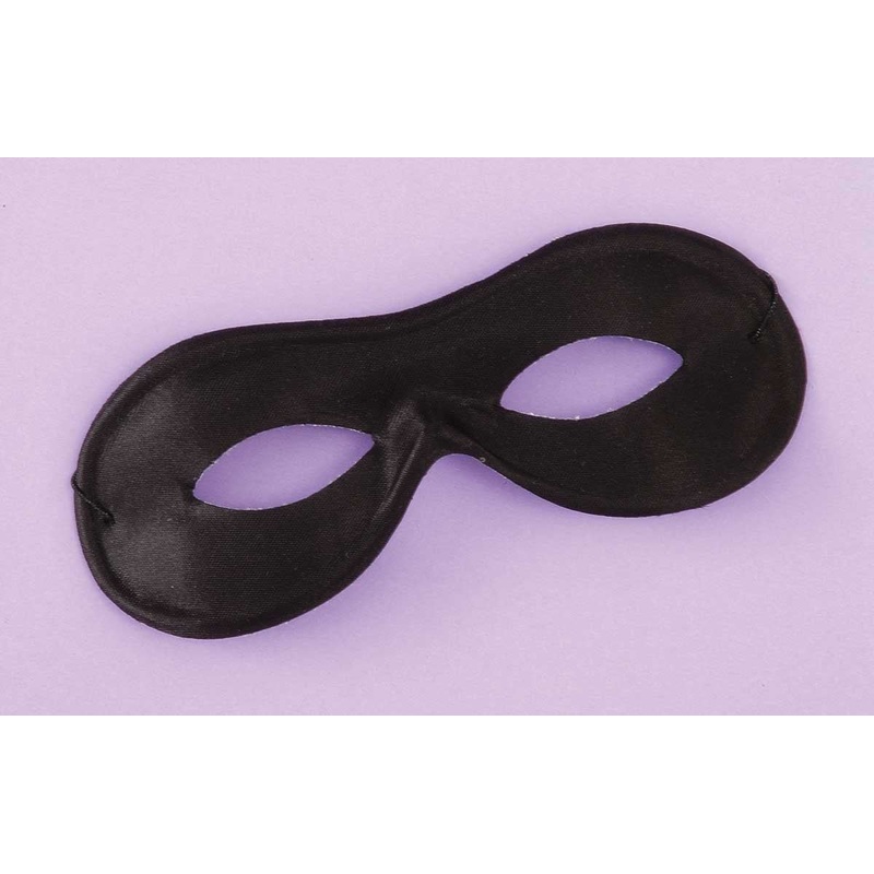 Black Satin Eye Mask