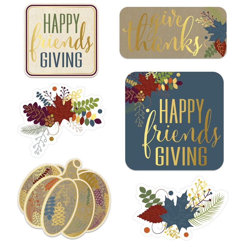 Foil Friendsgiving Cutouts | Thanksgiving