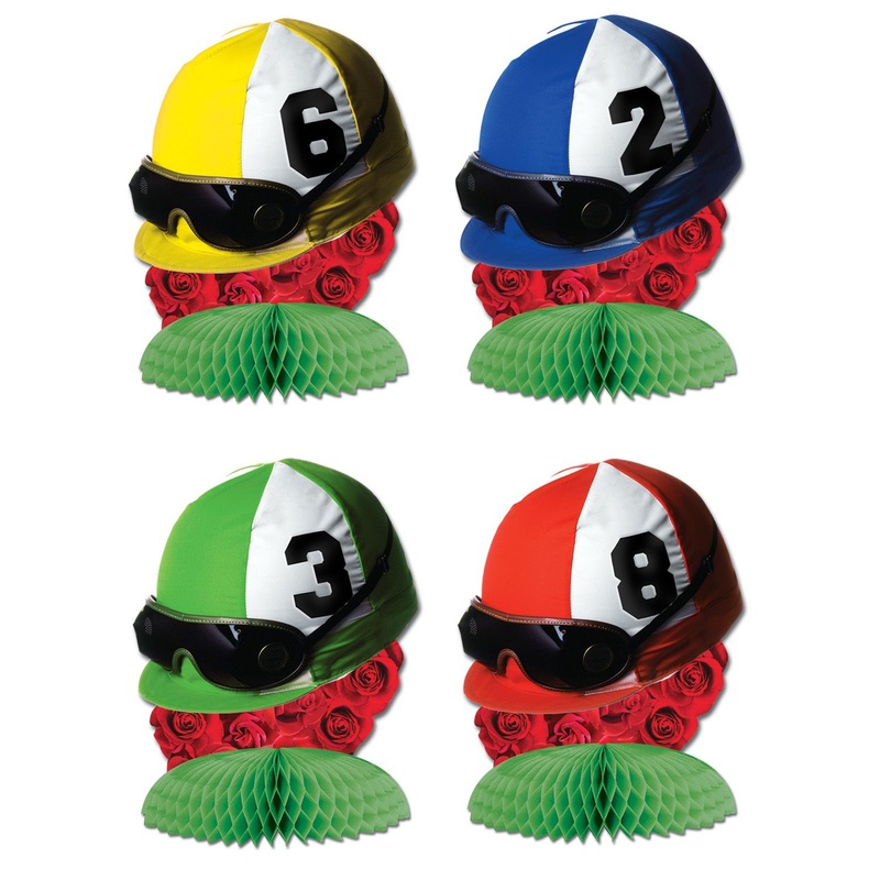 Jockey Helmet Mini Centerpieces | Kentucky Derby