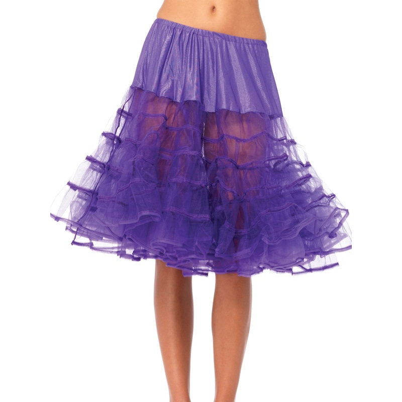 Knee Length Petticoat - Purple