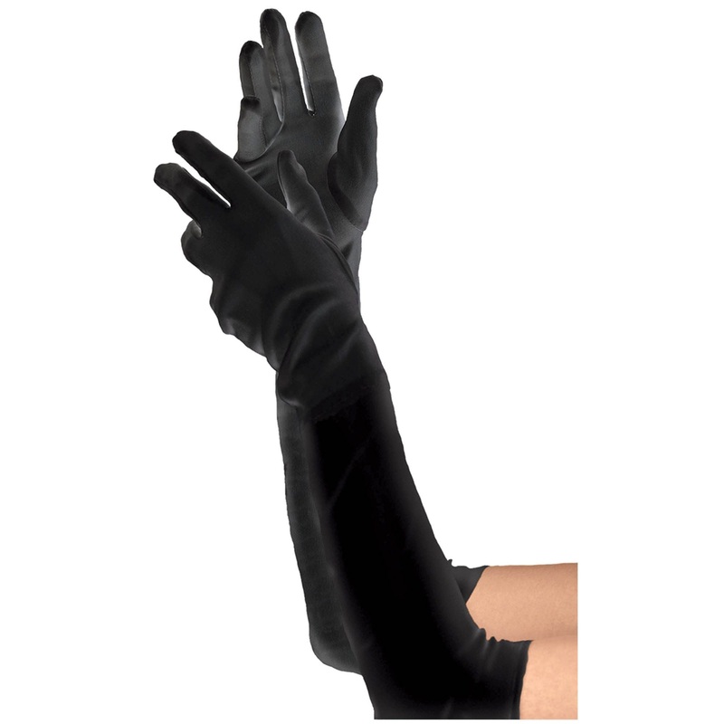 Long Black Gloves - Child