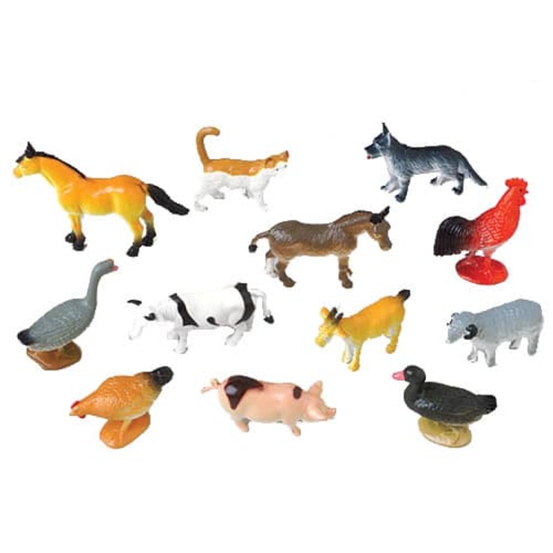 Mini Farm Animals 12 Pcs.