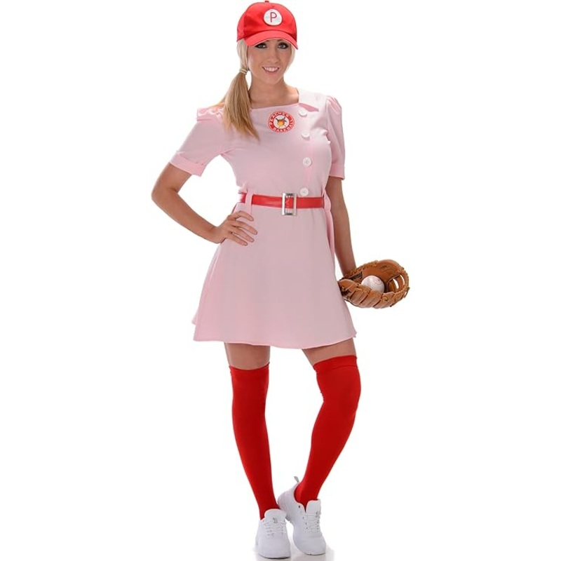 Peaches Baseball Player Women's Costume