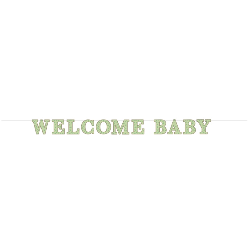 Safari Baby " Welcome Baby" Banner