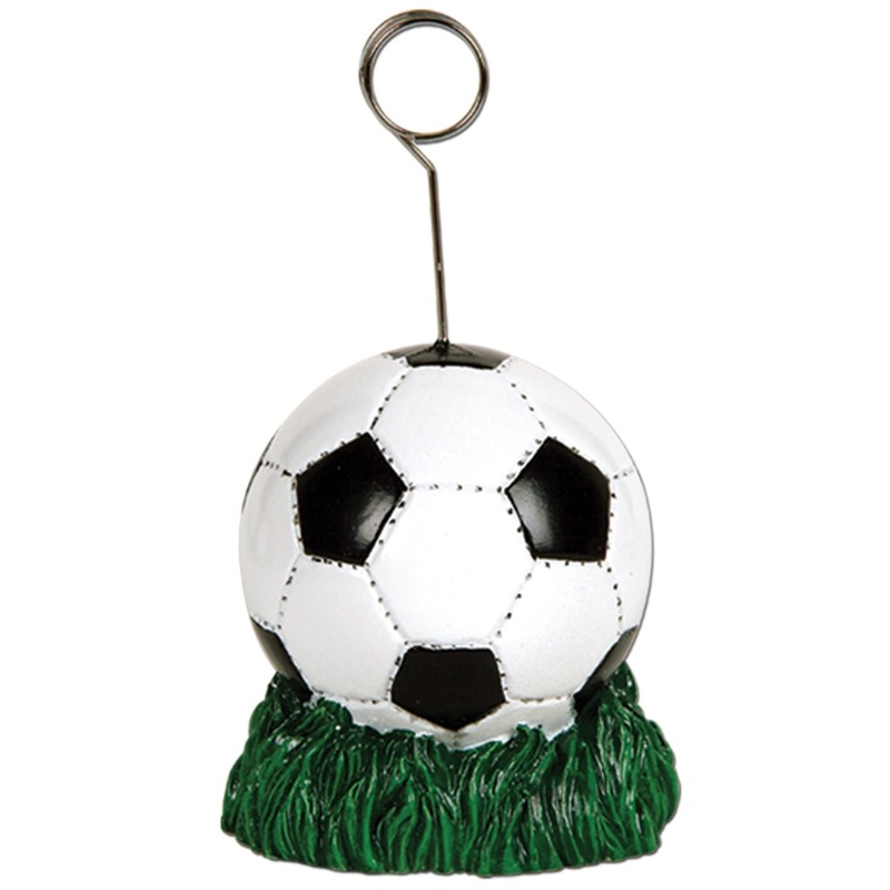Soccer Ball Photo/Balloon Holder 6 Oz | Sports