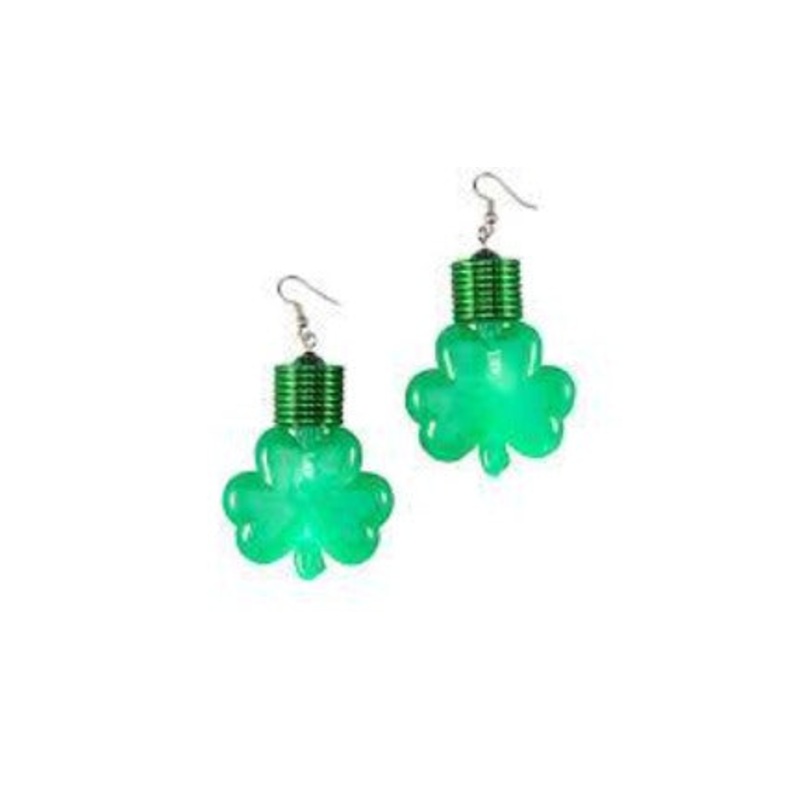 St. Patrick's Day Shamrock Jumbo Lites - Earrings