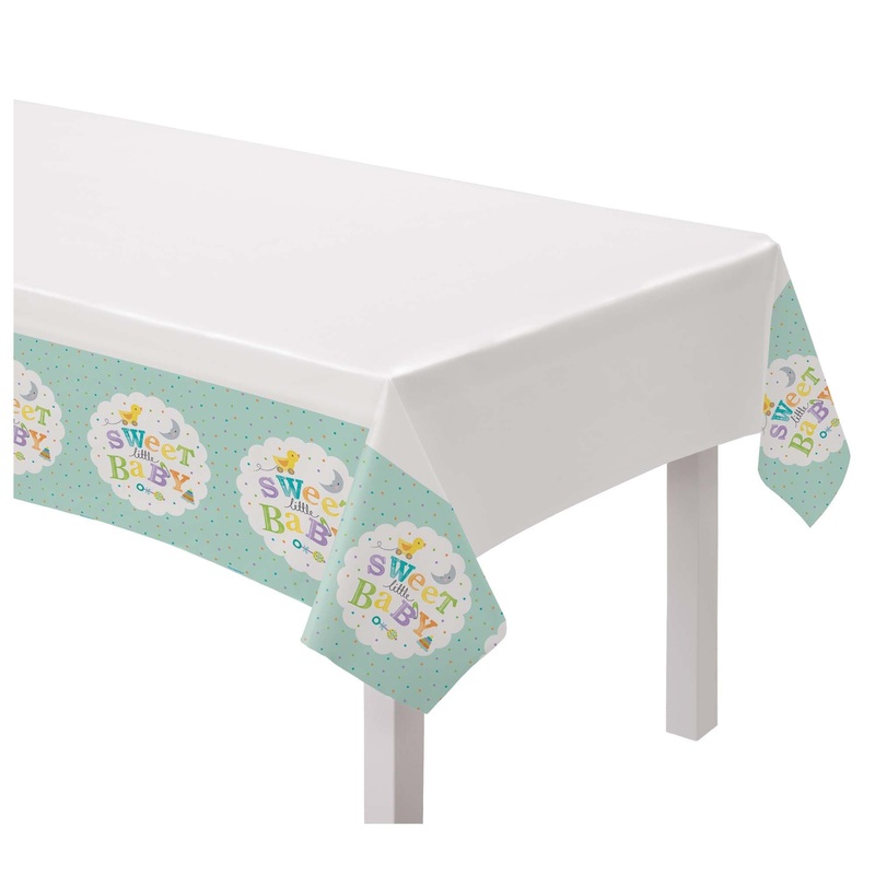 Sweet Little Baby Plastic Table Cover | Baby Shower