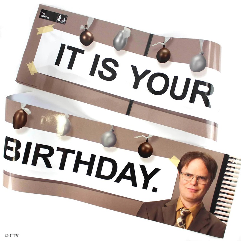 The Office "IT IS YOUR BIRTHDAY" Banner