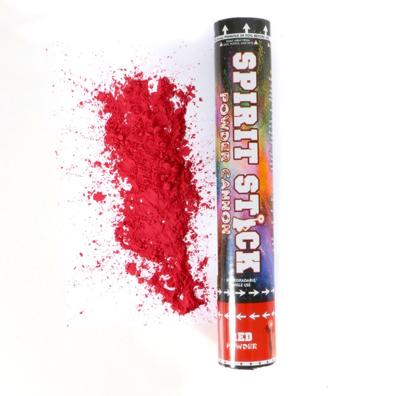 12in Spirit Powder Cannon 1 pc - Red