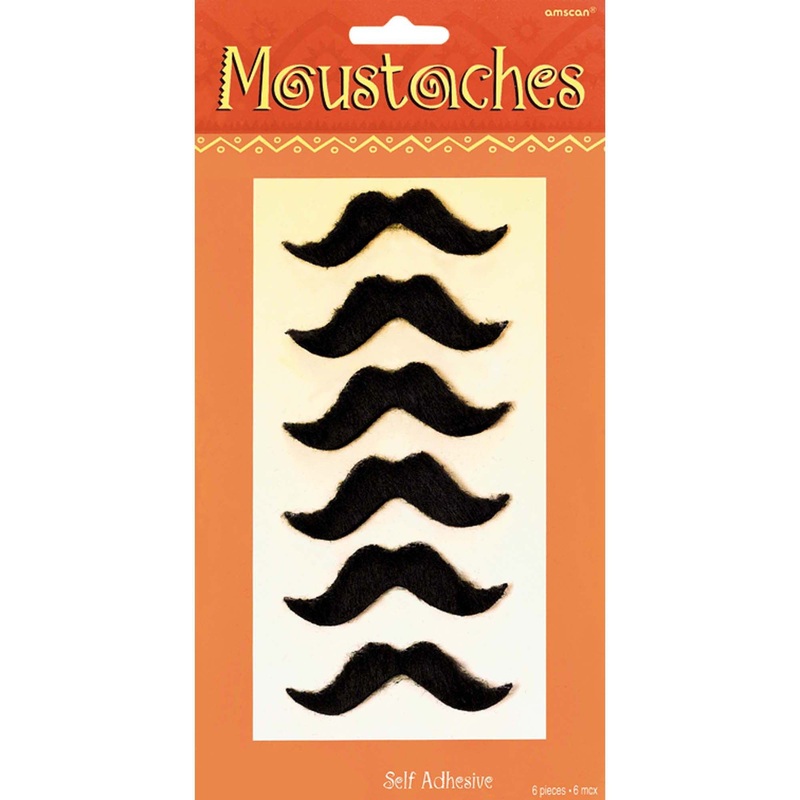 Fiesta Mustaches 6 ct | Fiesta