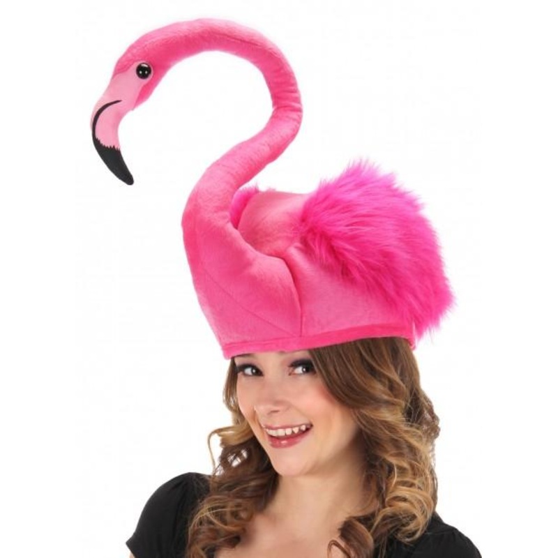 Flamingo Plush Hat