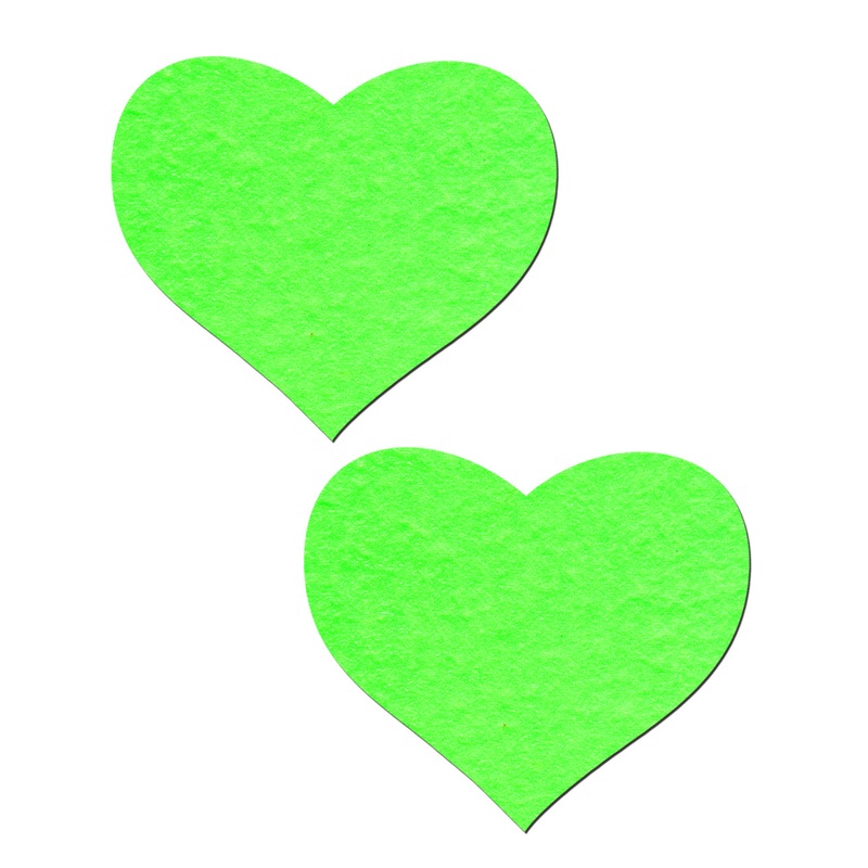 Glow in the Dark Heart Nipple | Pasties by Pastease