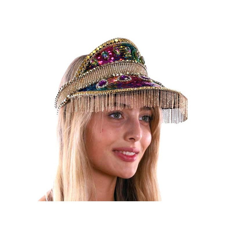 Sequin Festival Visor