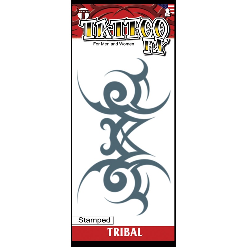 Tribal Stamped Temporary Tattoo - Tinsley Transfers TL-619