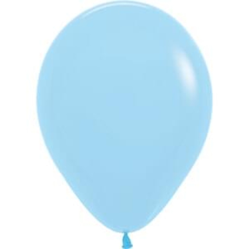 11" PASTEL MATTE BLUE - 25 CT