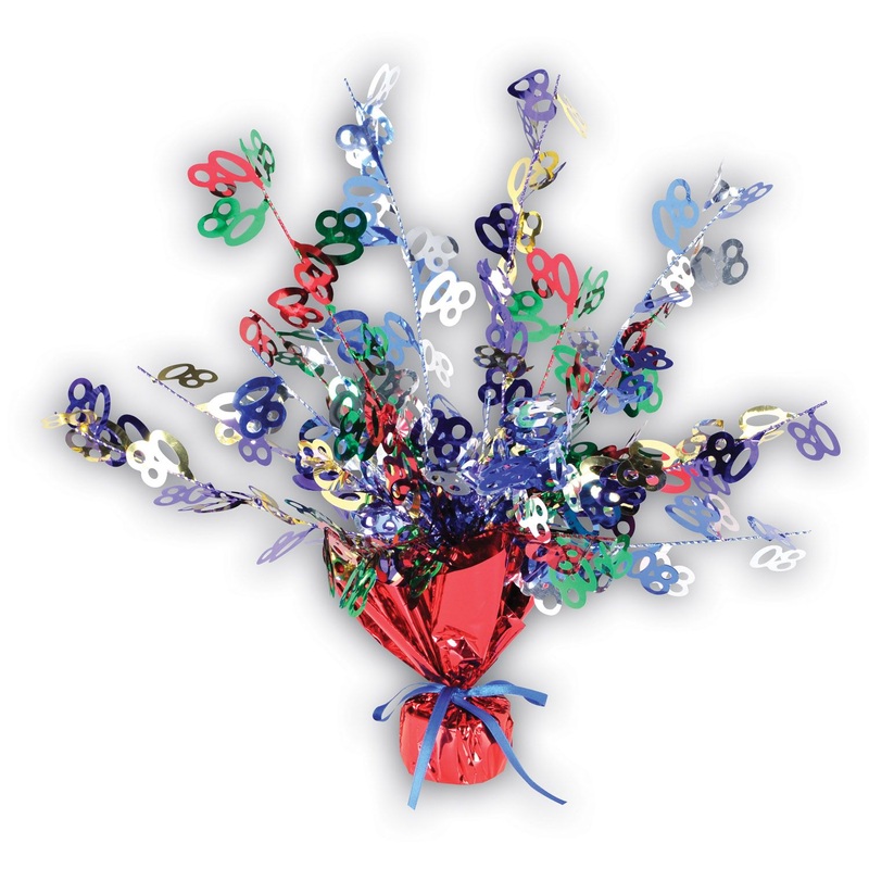 80th Birthday Spray Centerpieces  | Milestone Birthday