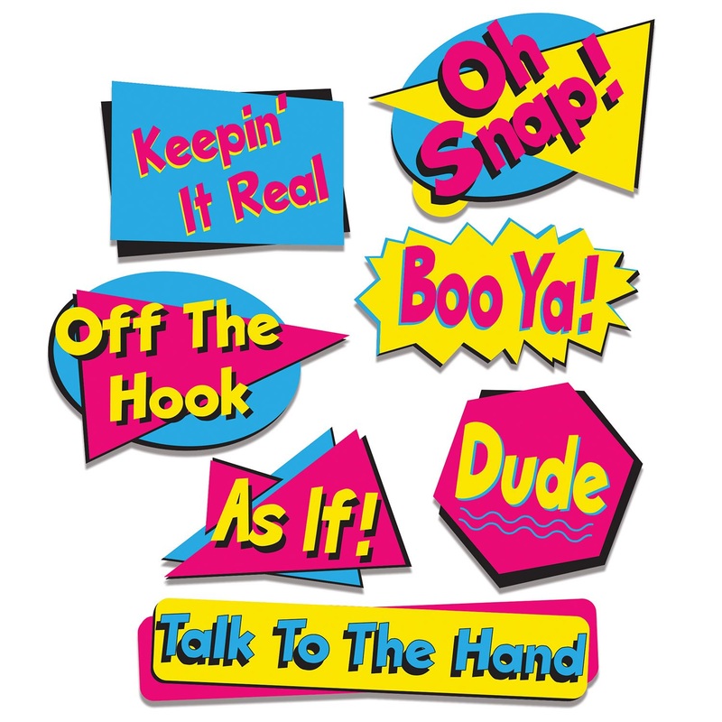 90's Phrase Cutouts | Decades