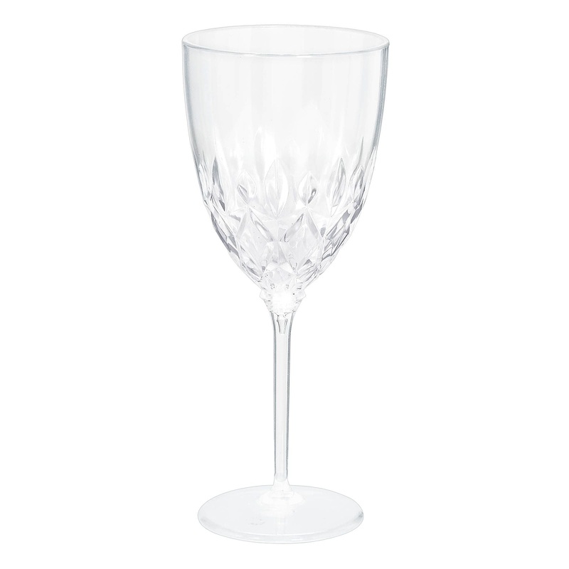 Crystal Look Wine Glasses 8ct | General Entertaining