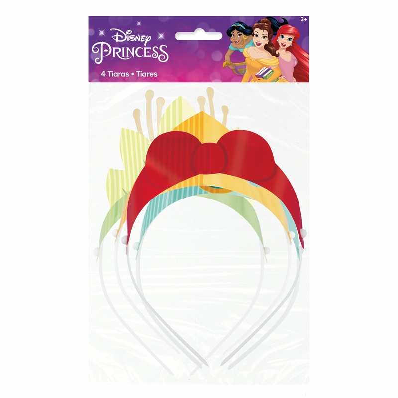 Disney Princess Foil & Paper Headband  4ct