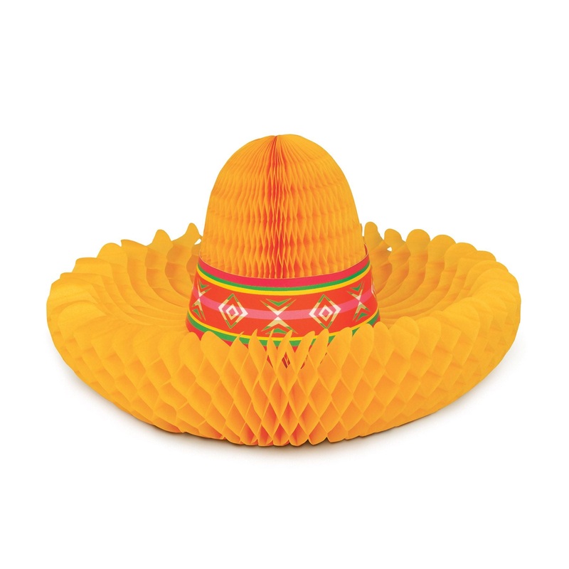 Fiesta Sombrero Centerpiece 12"  | Fiesta
