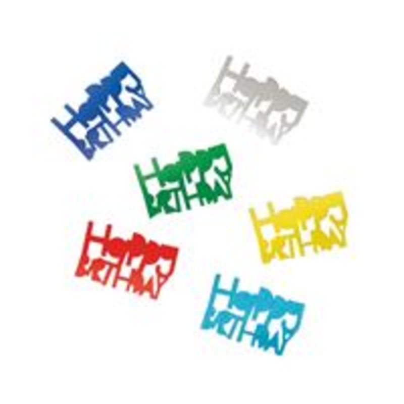 Happy Birthday Foil Confetti  .5oz