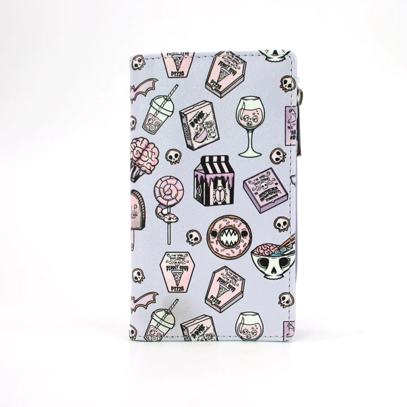 Spooky Food Wallet In Vinyl Purple | Halloween