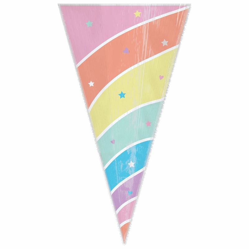 Unicorn Birthday Horn Shaped Treat Bag | Kid's Birthday