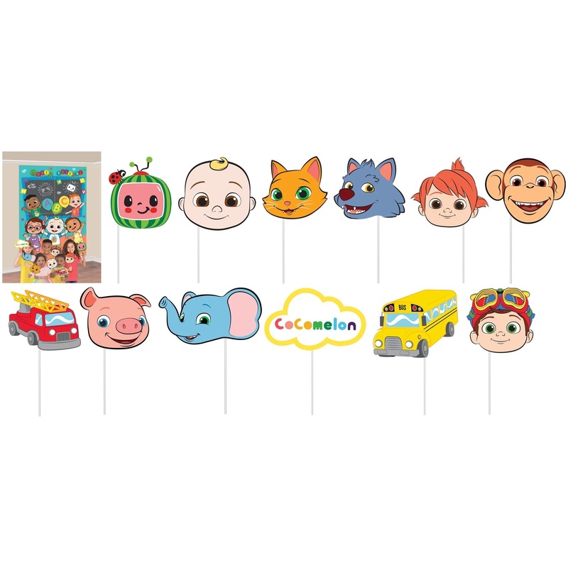 Cocomelon Photo Background & Props | Kid's Birthday