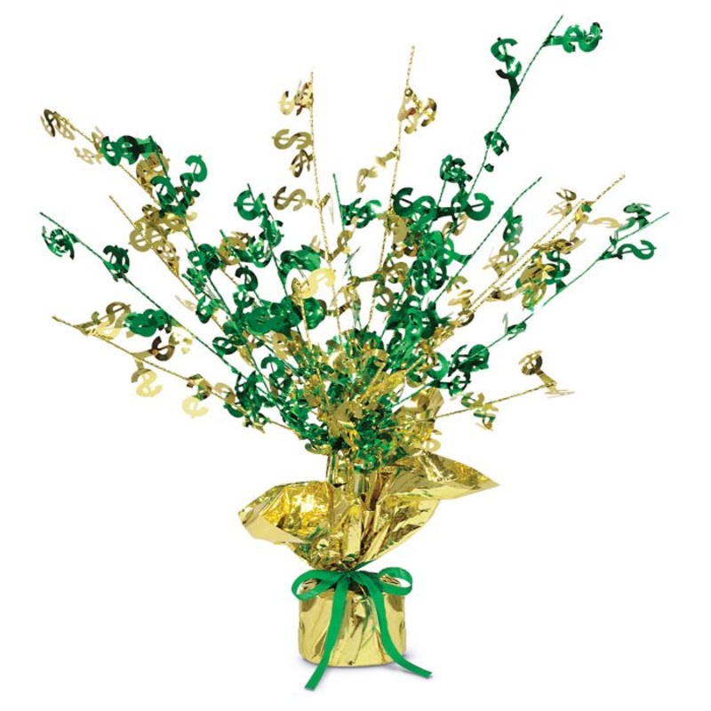 $ Dollar Gleam 'N Burst Centerpiece | Casino