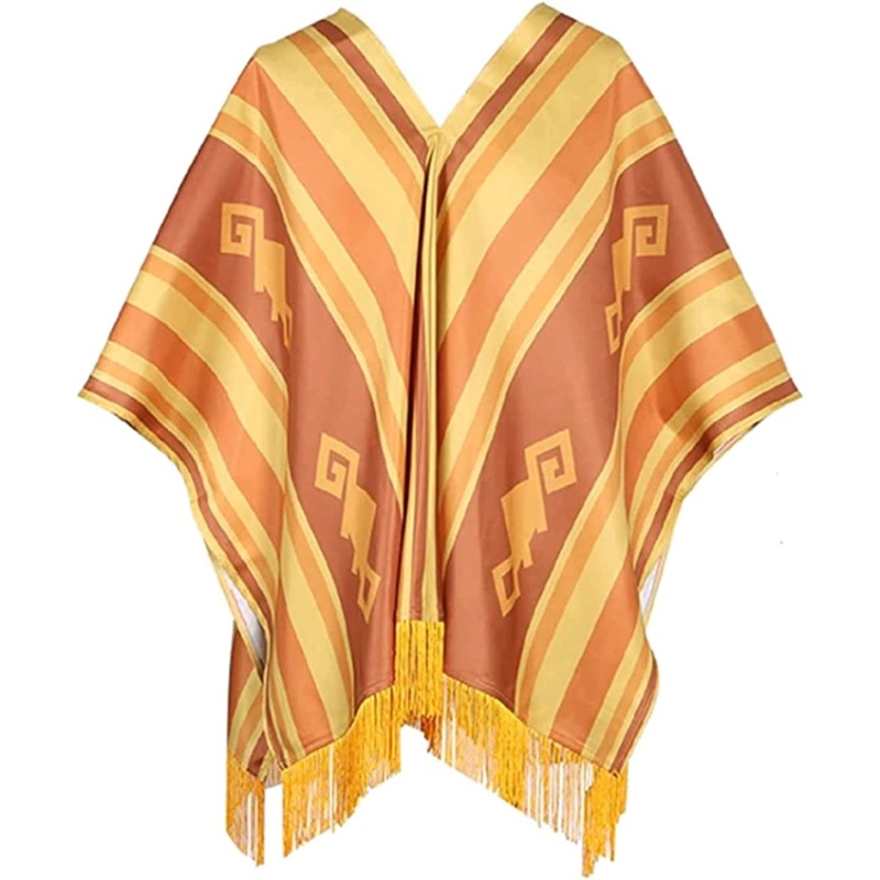 Orange Cousin Poncho | Adult