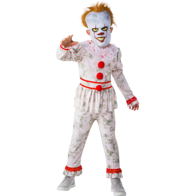 Sinister Evil Clown Boy's Costume