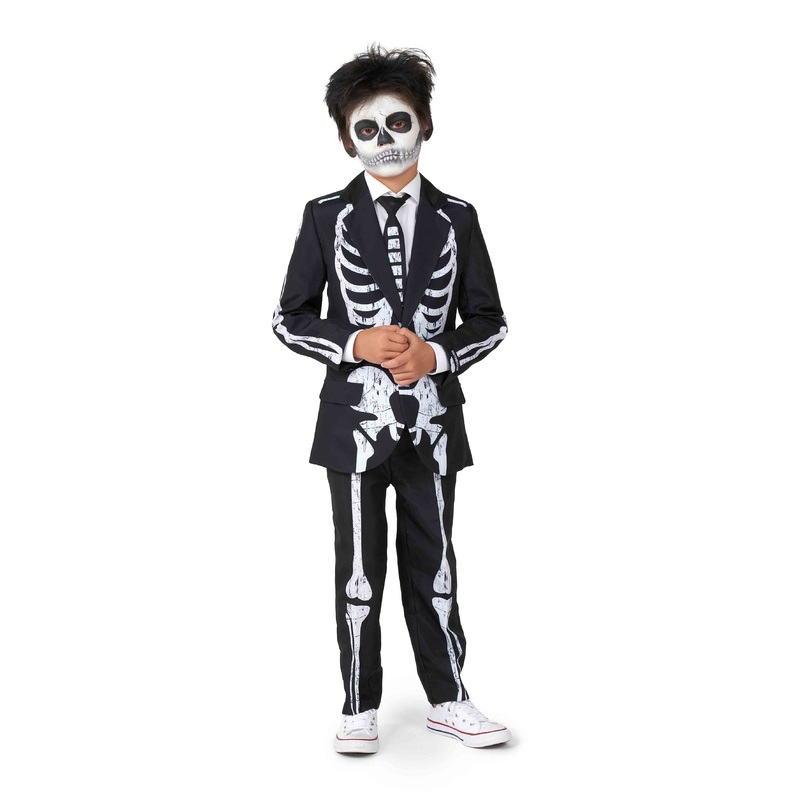 Skeleton Grunge Black Suit | Child
