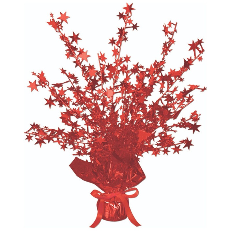 Star Gleam 'N Burst Centerpiece - Red | General Entertaining