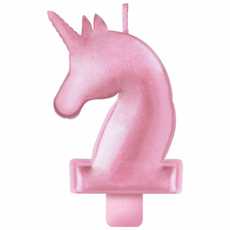 Unicorn Birthday Metallic Birthday Candle | Kid's Birthday