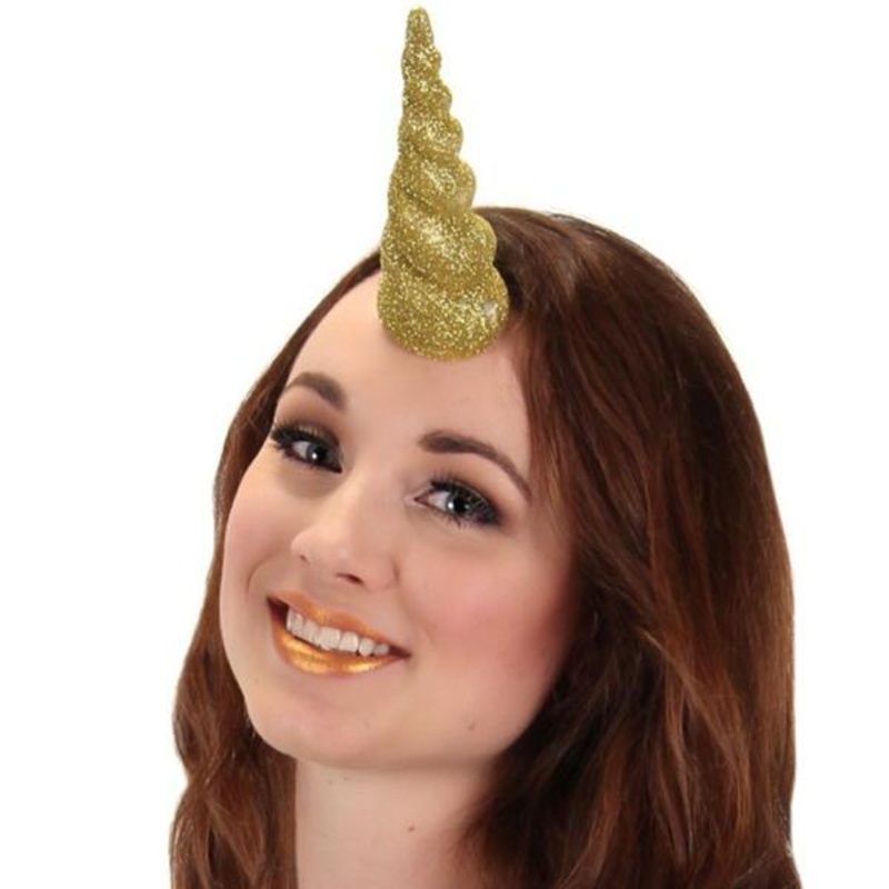 Unicorn Horn Gold Glitter