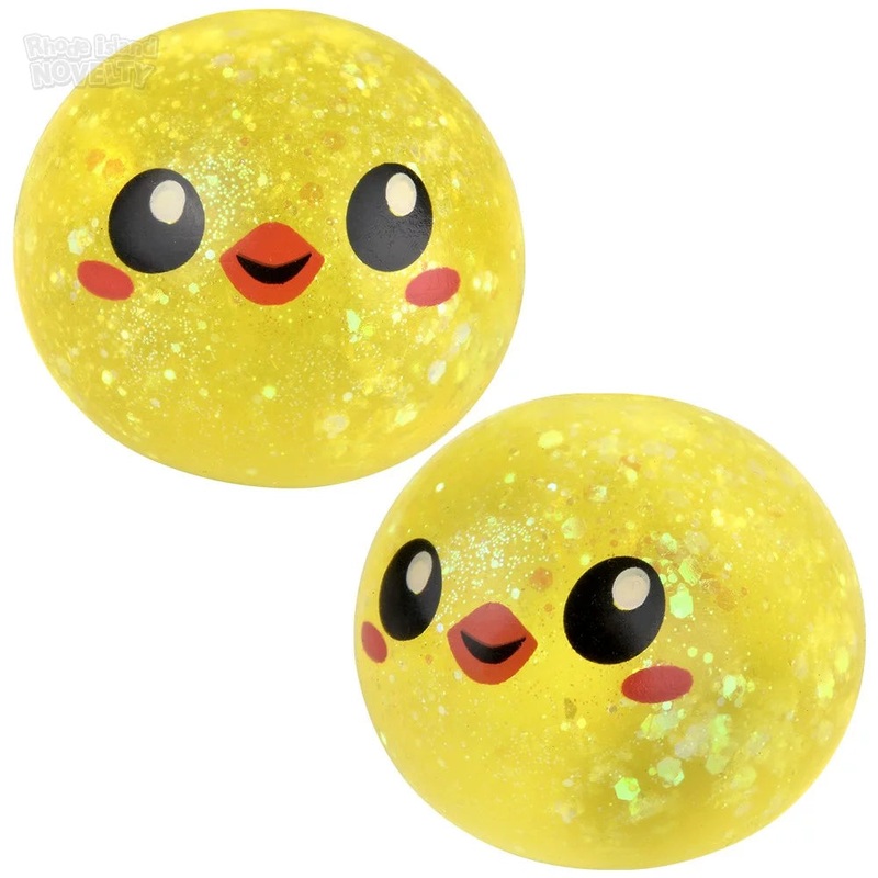 2.5" Easter Chick Sugar Ball, 1pc