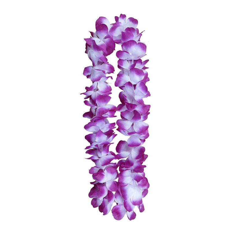 48" Two Tone Lei - Purple