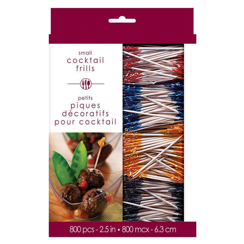 Cello Frills Assorted Picks 800ct | Catering
