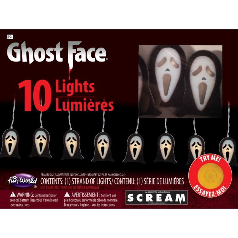 Ghost Face String Lights