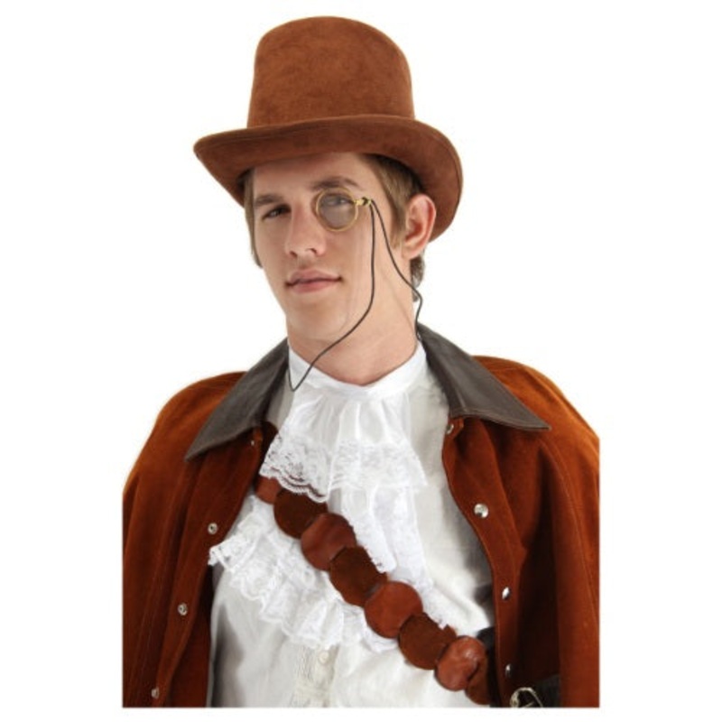 Gold Monocle Costume Accessory