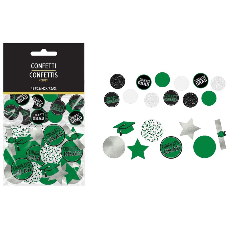 Grad Giant Confetti - Green | Graduation