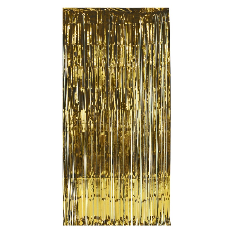 Metallic Gleam N' Curtain - Gold | General Entertaining