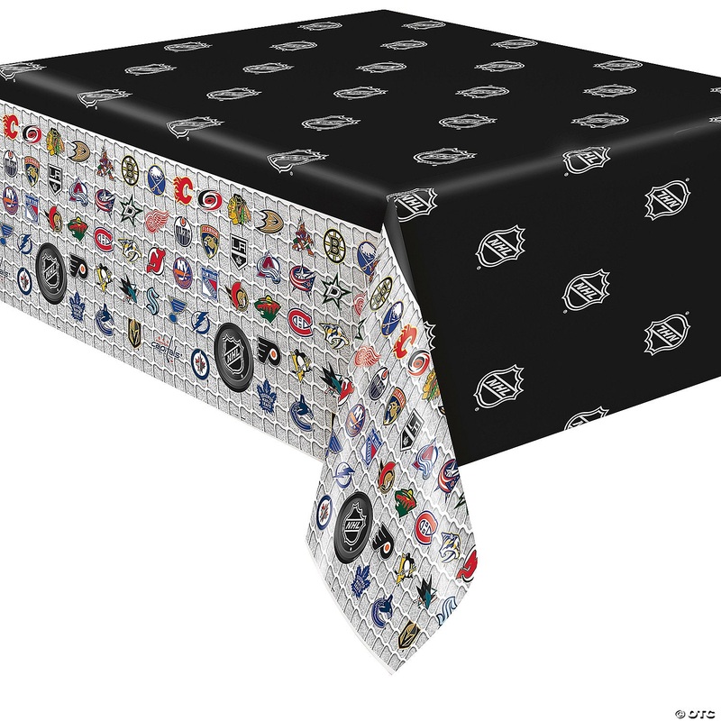 NHL Rectangular Plastic Table Cover