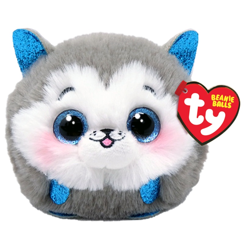 Slush Grey Husky | Ty Beanie Ball