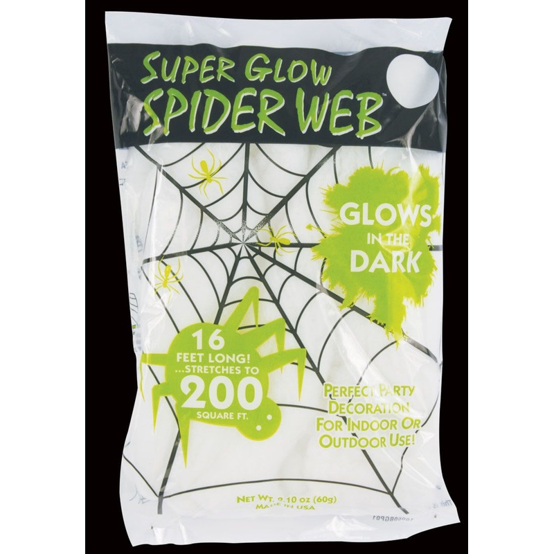 Super Glow Spider Web