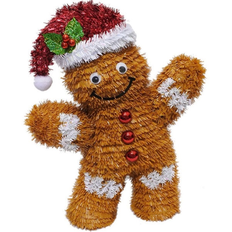 Tinsel Gingerbread Person | Christmas