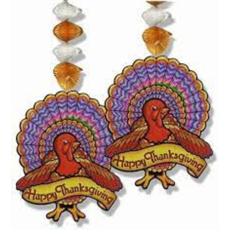 Turkey Dangler Hanging Decoration | Thanksgiving