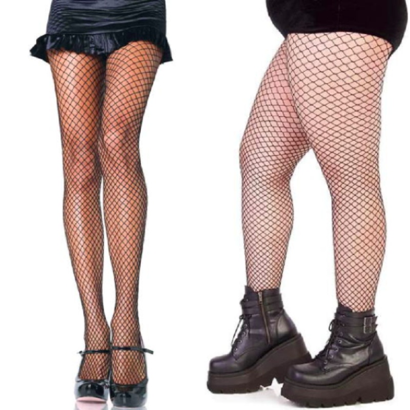 Black Industrial Net Pantyhose
