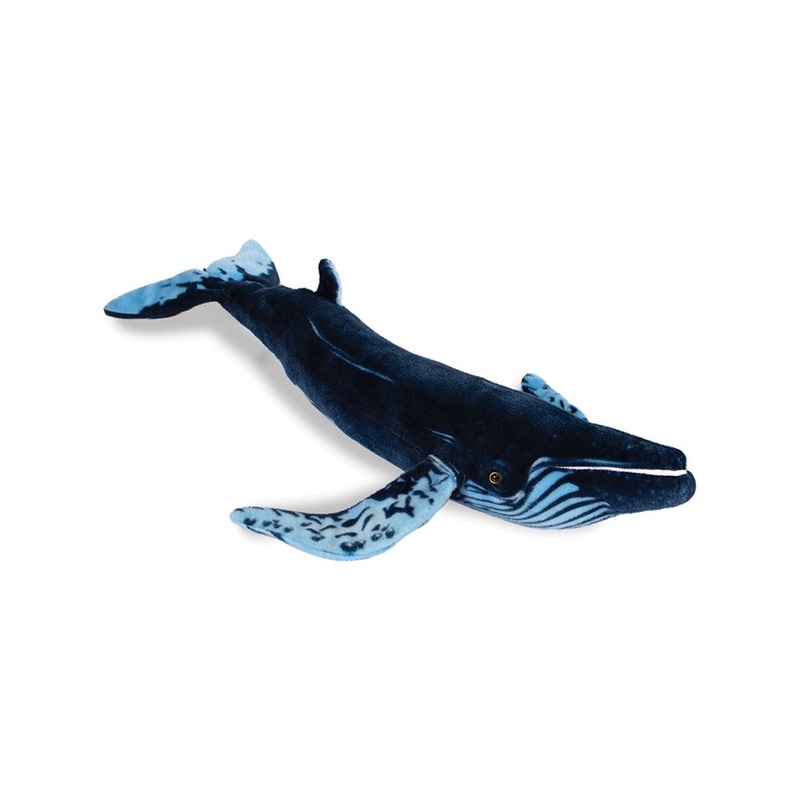 Blue Humpback Whale Plush Toy | Real Planet